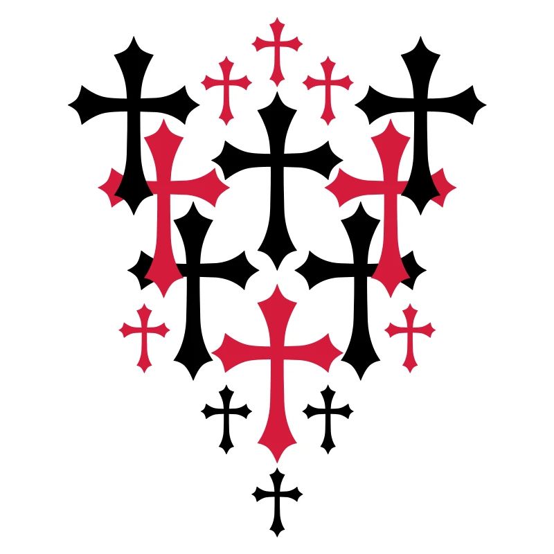 03 Pattern Gothic Crosses
