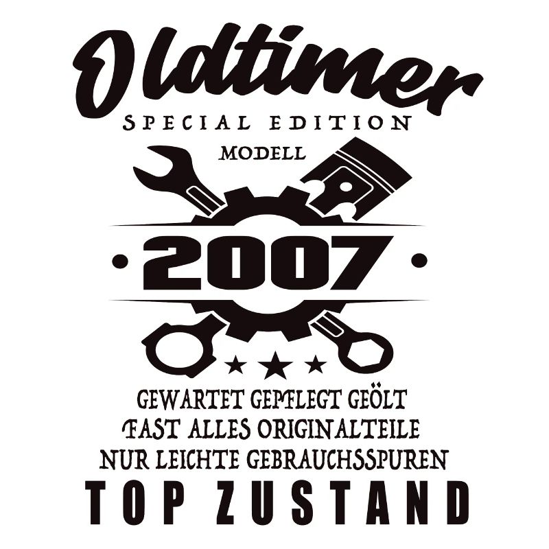 Oldtimer Special Edition Model 2007 Birthday