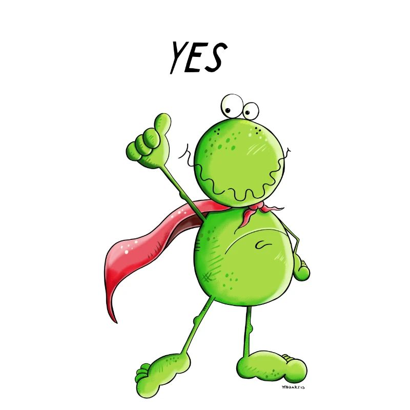 Super Frog - Frogs - Comic - Cartoon