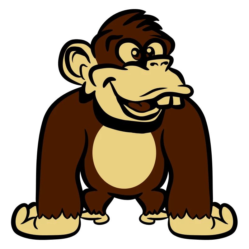 Stupide drôle de singe