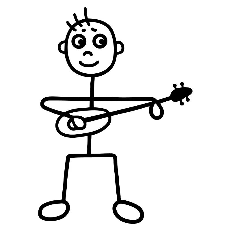 Man with Guitar - Ukulele