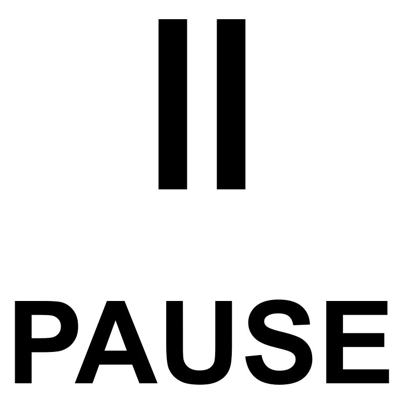 Pause Auszeit Geschenk Statement