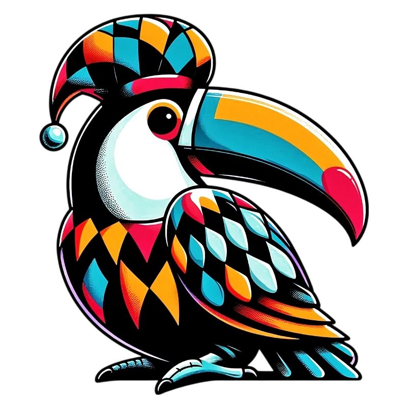 Toucan arlequin