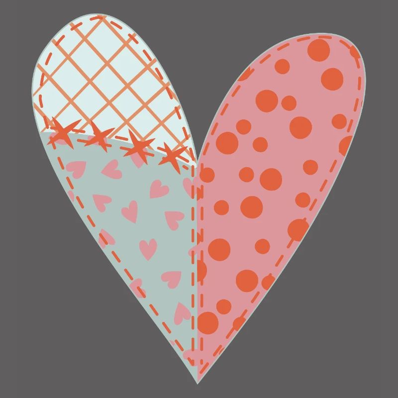 Patchwork Heart No11