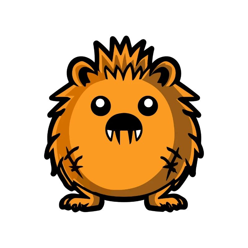 Igel Halloween Comic Lustig