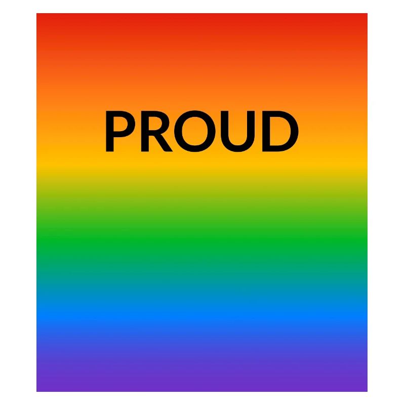 Proud Rainbow LGBT Pride
