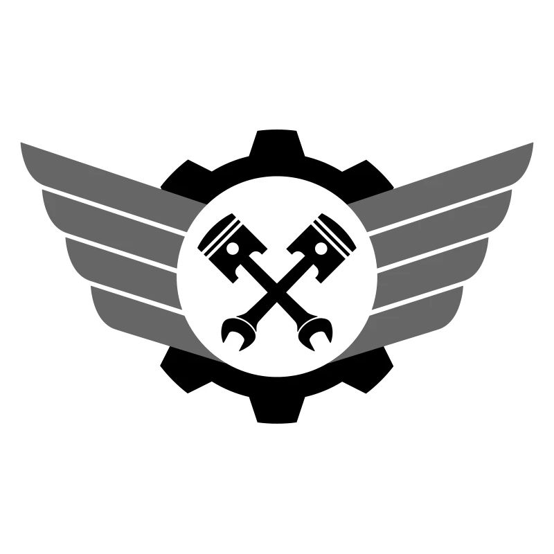 Clé de piston croisée avec engrenage et aile