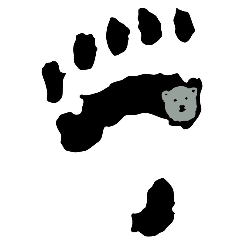 Eisbär + Tatze