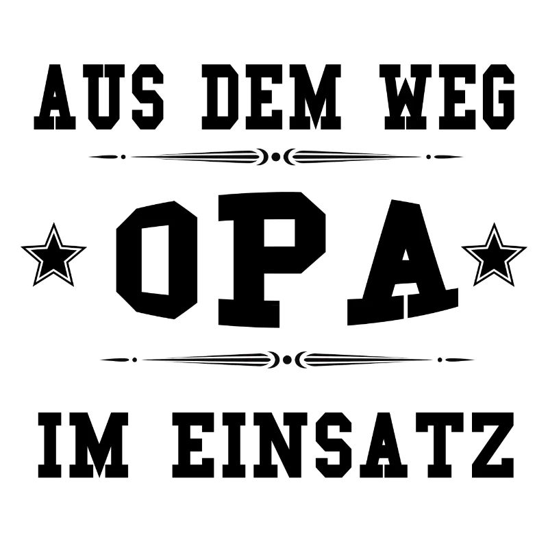Opa im Einsatz
