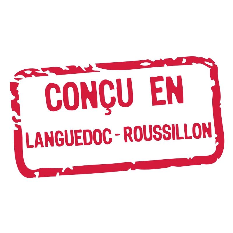 designed label Languedoc Roussillon