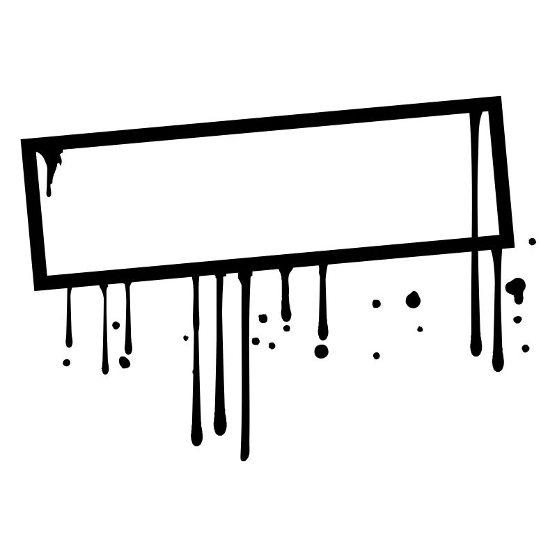 cool frame sign graffiti stamp drop border