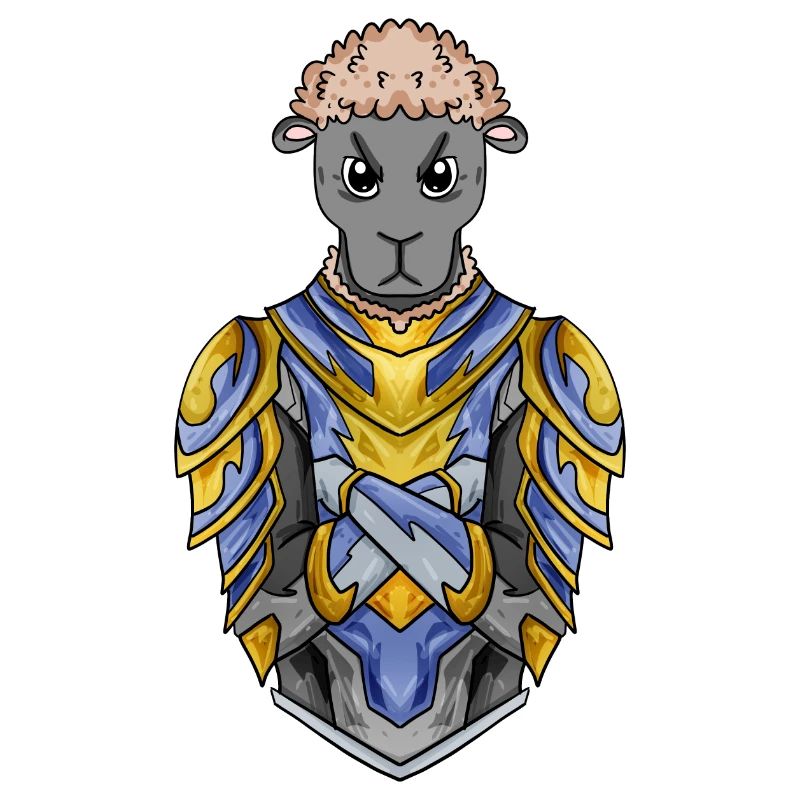Knight Sheep Crusader