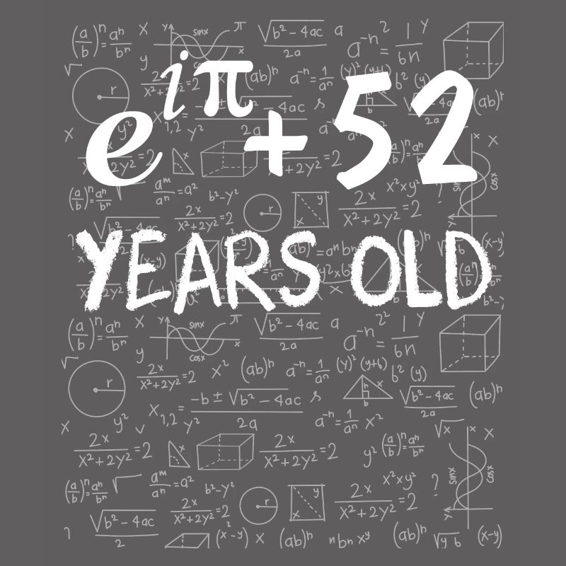 51st Birthday 51 Years Euler Identity Math Gift