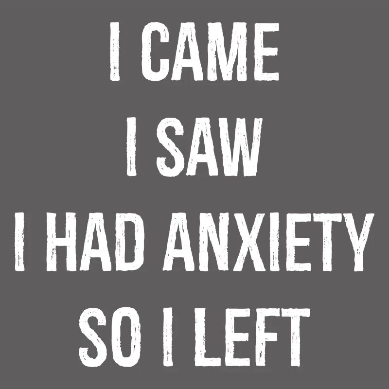 Je suis venu, j’ai vu que j’avais de l’anxiété alors je suis parti