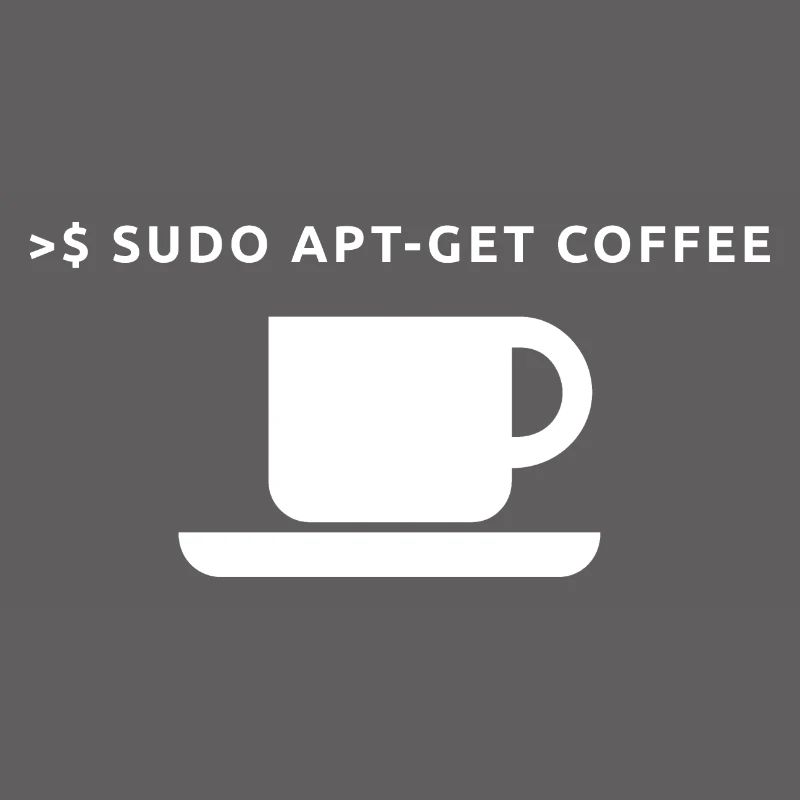 Lustiges Linux Kaffee Admin Shirt Pinguin Coder