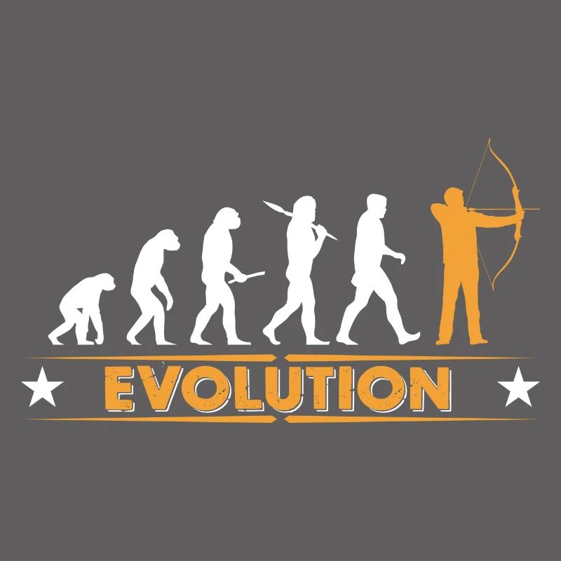 Evolution de tir à l’arc - orange/blanc