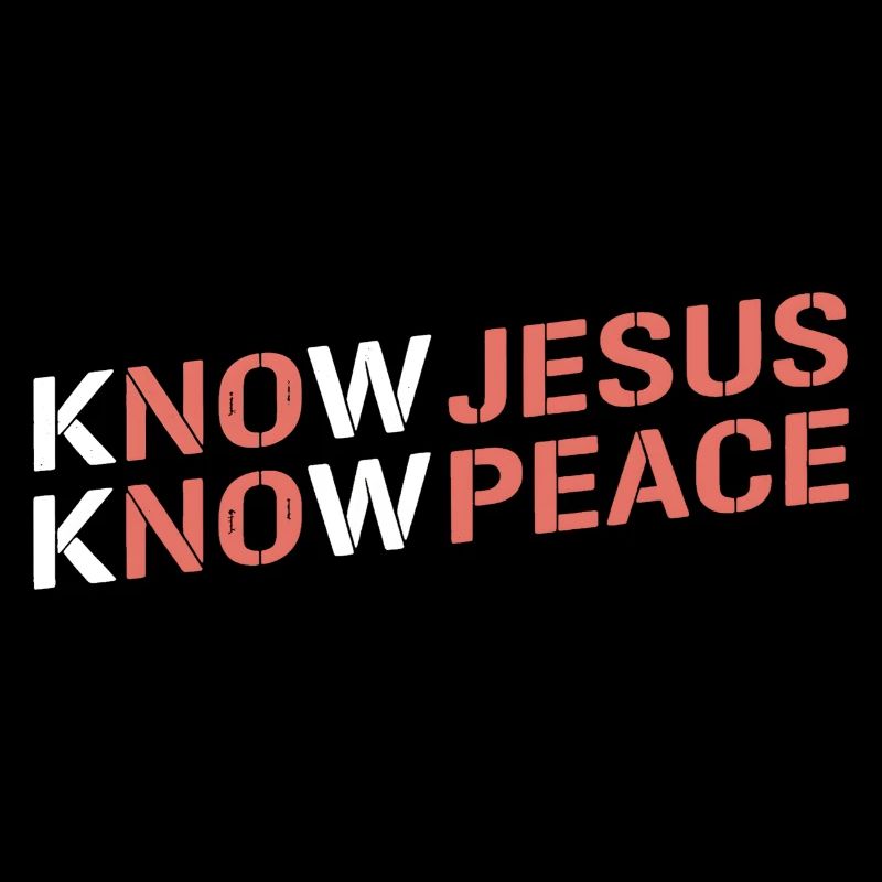 Know Jesus Know Peace Gradient