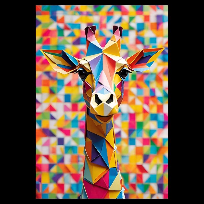 Rainbow Giraffe