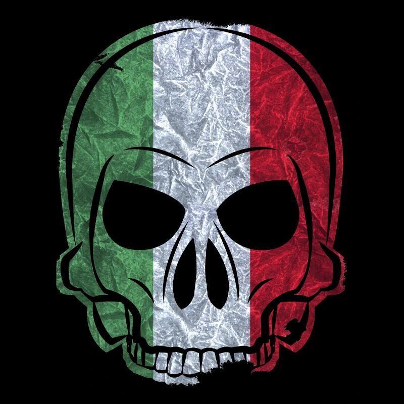 MMJ Italie Drapeau de crâne