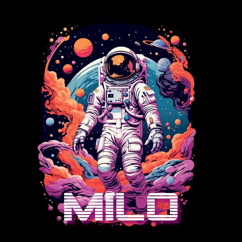 MILO - Beautiful boy name with cool astronaut