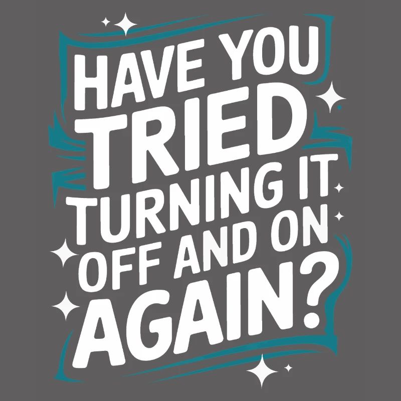 Technischer Support Computerfreak Nerd