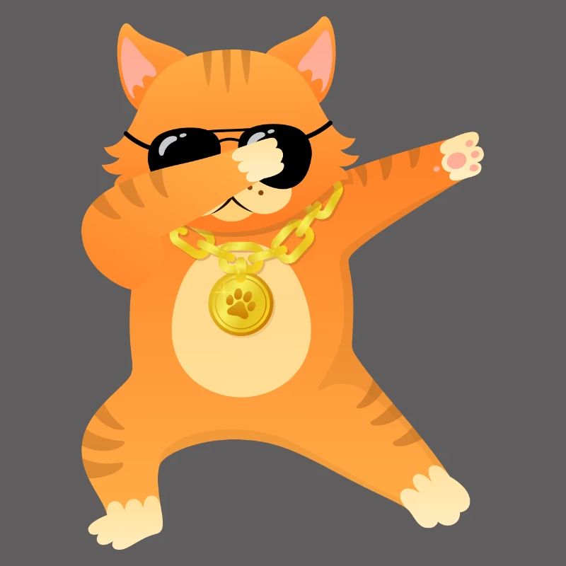 Cool Cat Dabbing - Dab Dance Gift Design