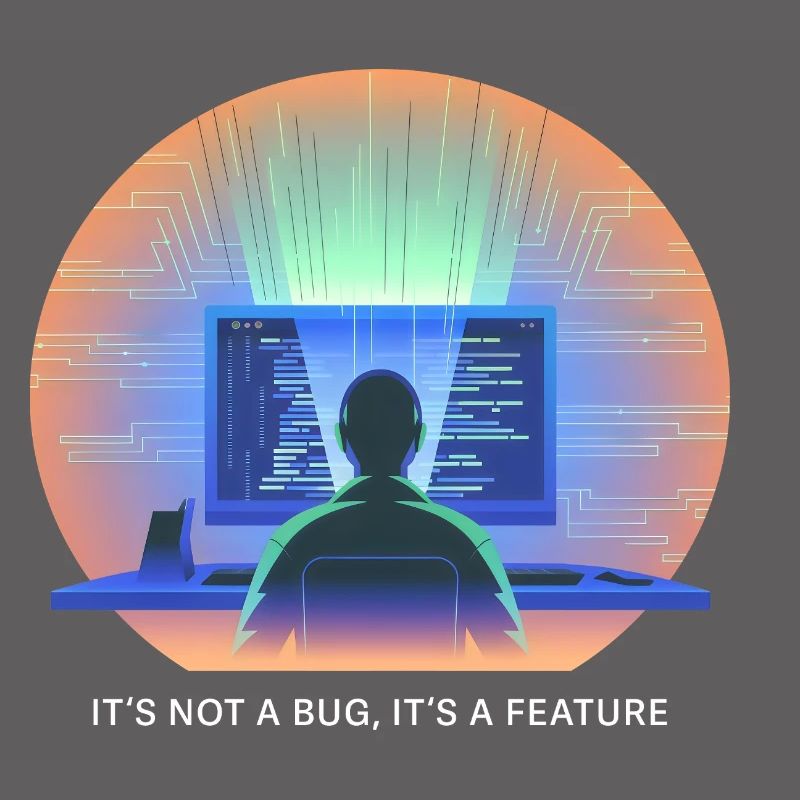 its not a bug its a feature Programmierer Software
