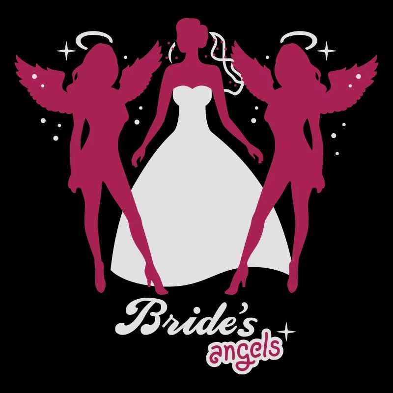 JGA - Braut - Bride - Brides angels - Engel - 2C