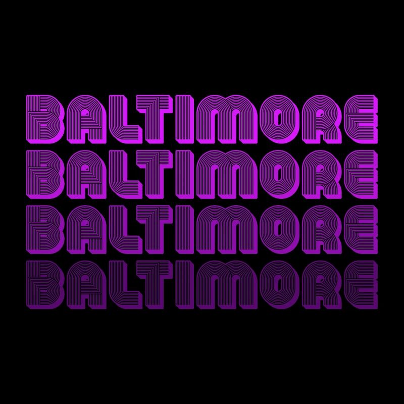Baltimore Neon Grid