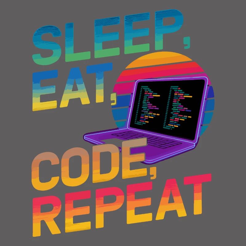 Sleep Eat Code Repeat Geschenk für Coder