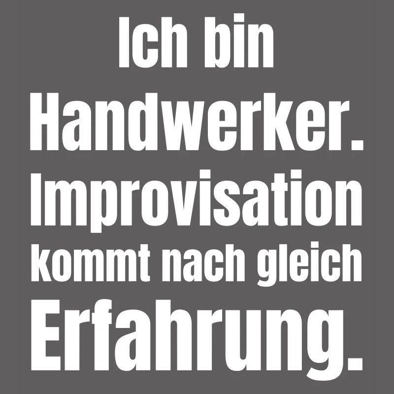 Je suis un artisan – improvisation basée sur l’expérience