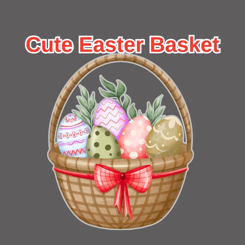 Cute Easter Basket Shirt – Easter Eggs Tee