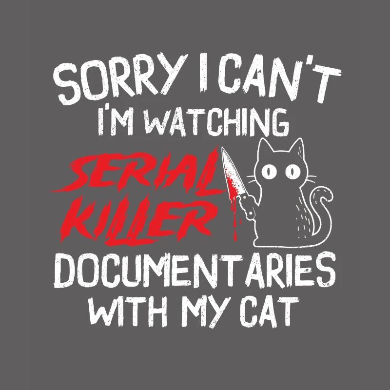 Watching Serial Killer Docs With Cat