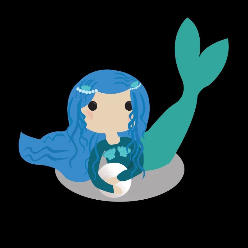 Perle de coquille de sirène