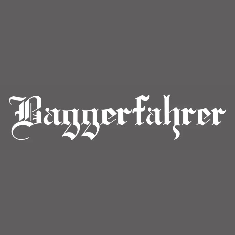 Der Baggerfahrer