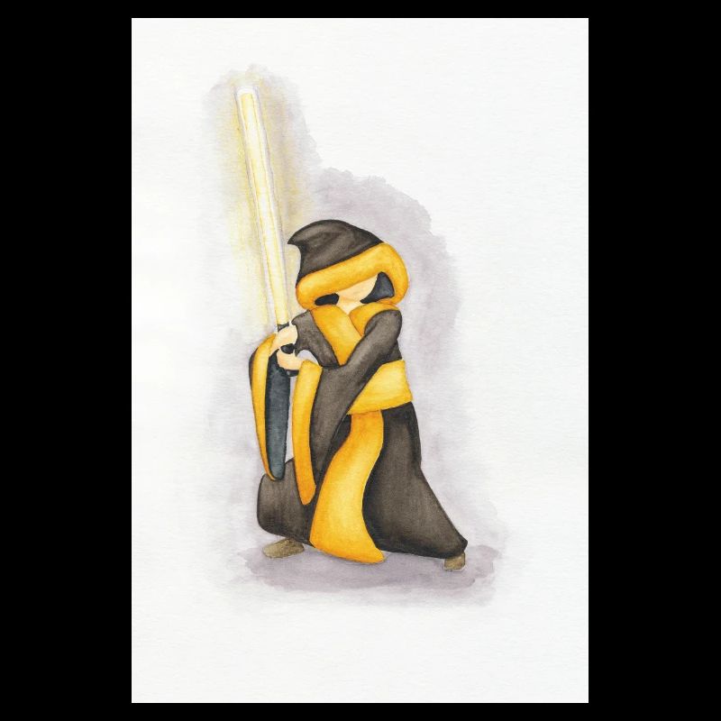 Münchner Kindl with lightsaber