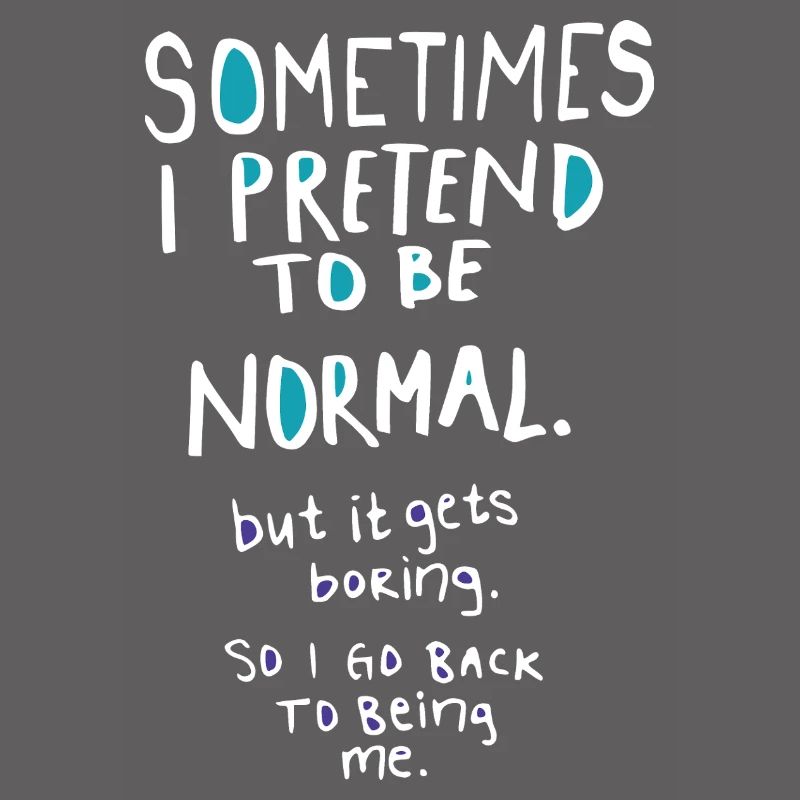 Finge ser normal