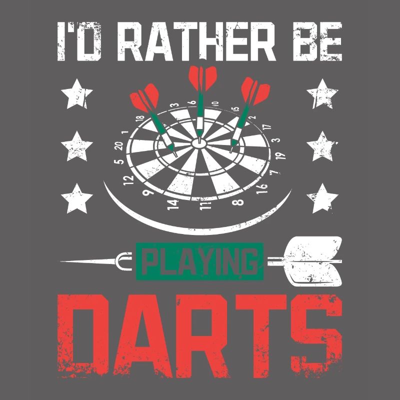 I'd rather be playing darts