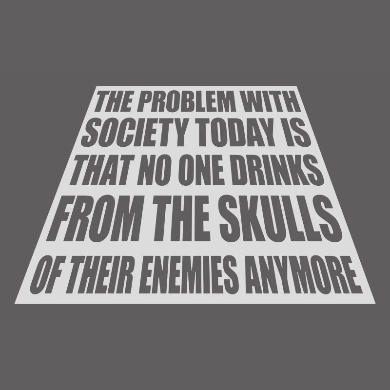 drinks from enemies skulls