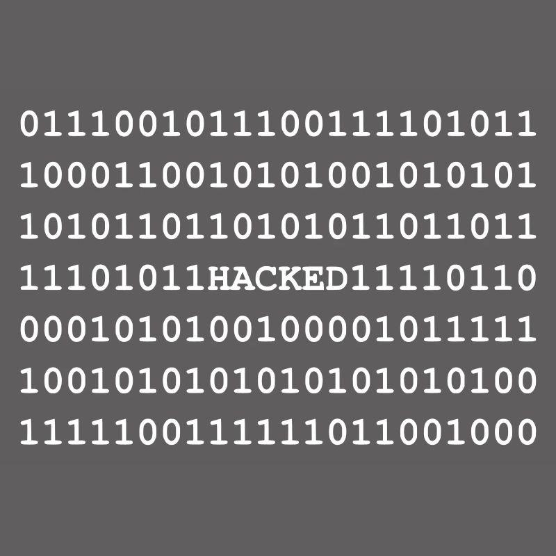 Hacked - Hacker - Nerd - Noob - Matrix