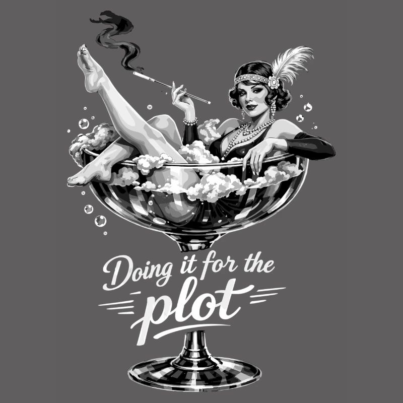 Doing it for the plot – Vintage Flapper Glas