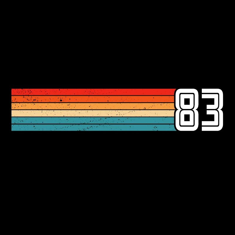 Retro 1983 t-shirt 83 vintage 1983