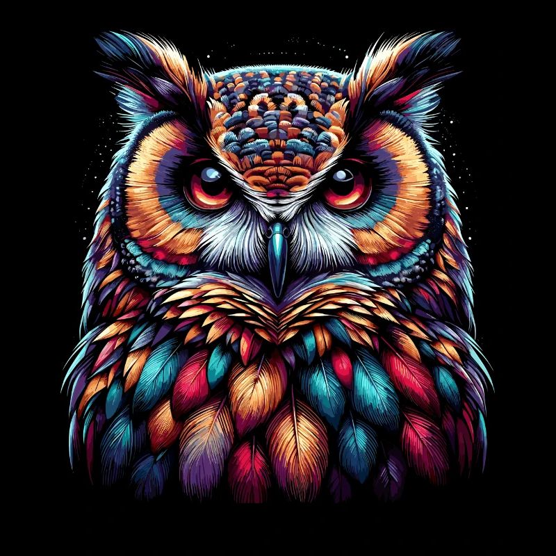 Eule Kunst Geschenk Geburtstag