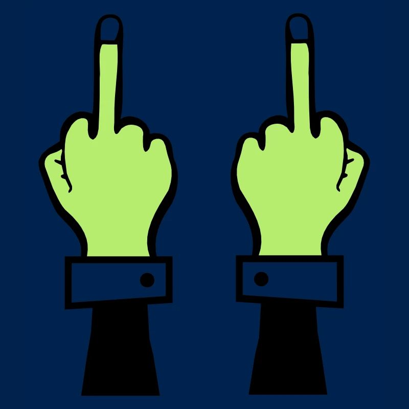 zombie hand mittelfinger 2