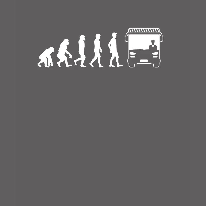 Busfahrer Shirt Evolution Busfahrer