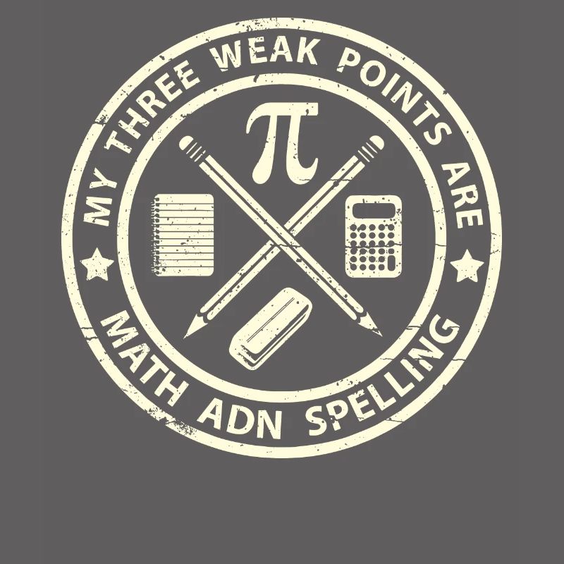 My Three Weak Points Are Math Adn Spelling