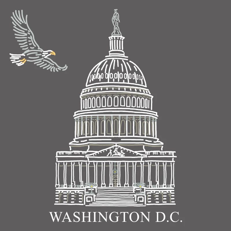 Washington D.C., Structure du Capitole, Pygargue à tête blanche