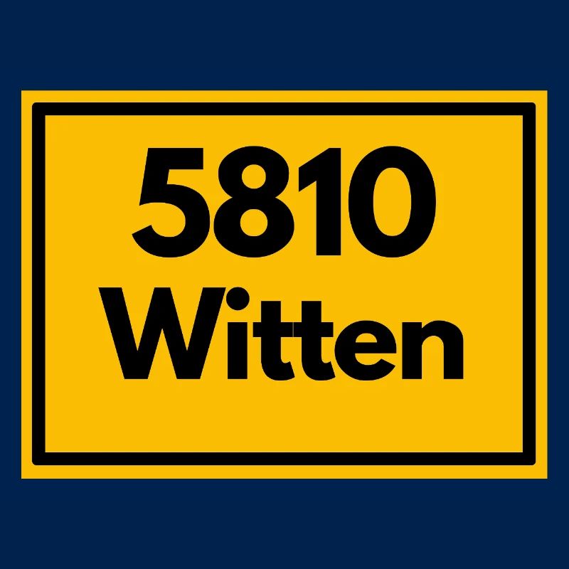 OLD POSTCODE POSTCODE RETRO 5810 WITTEN RUHRGEBIET