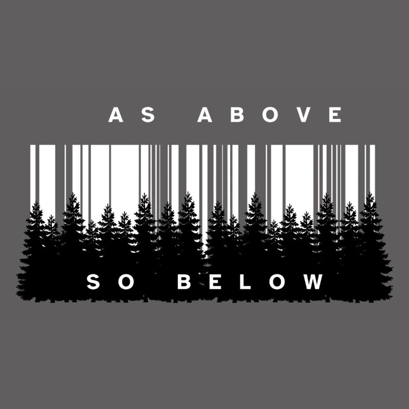 Comme ci-dessus, ainsi en dessous du code-barres forêt