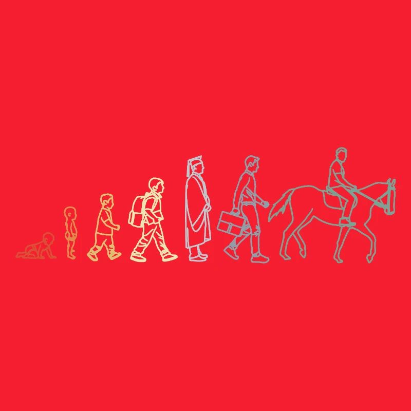 Reitsportler Evolution